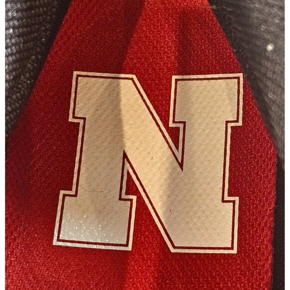 Adidas Nebraska Cornhuskers NCAA Adizero PE Black Red Shoes - Men\'s Size 10